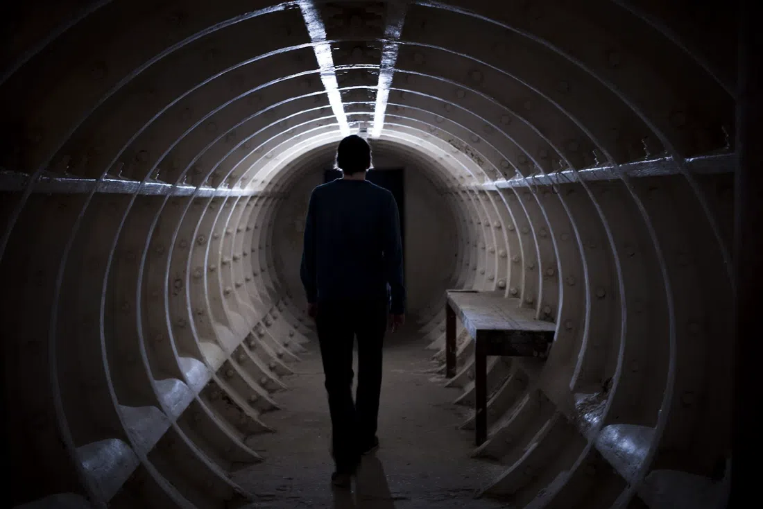 Clapham South Deep-Level Shelter (rondleiding van Hidden London), Londen